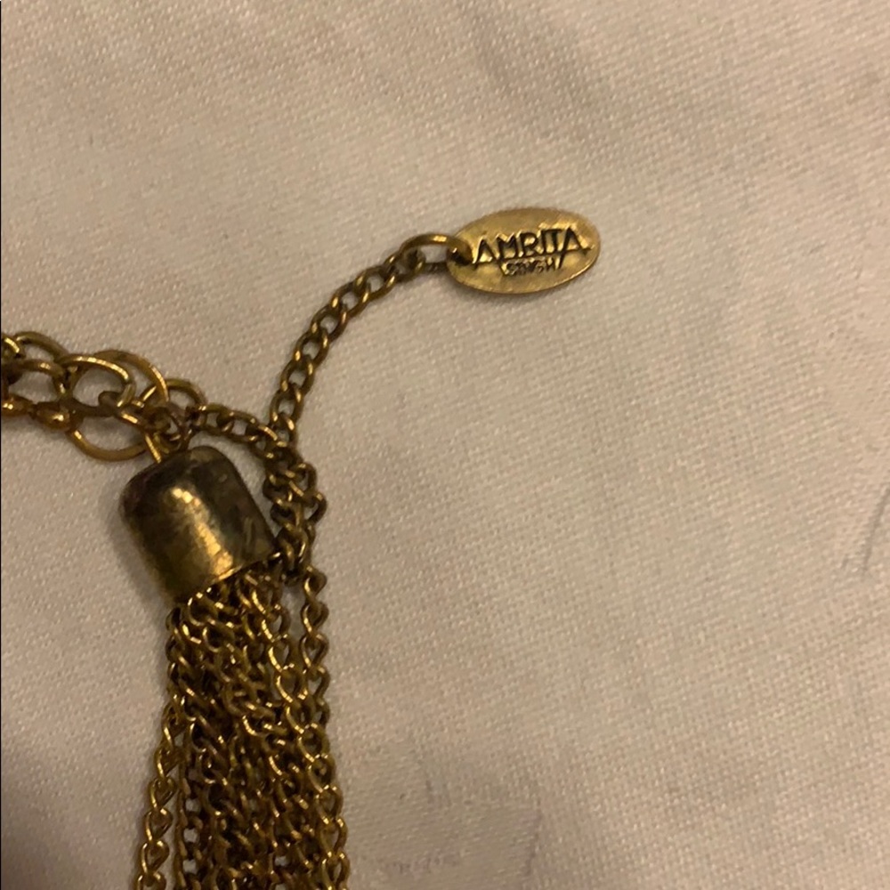 Black Collar Statement Necklace - image 3